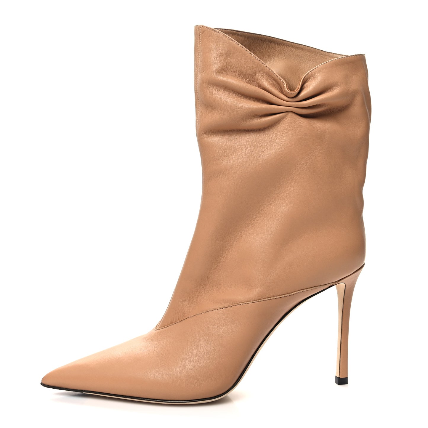 Lambskin Oriel 95 Boots 41 Camel