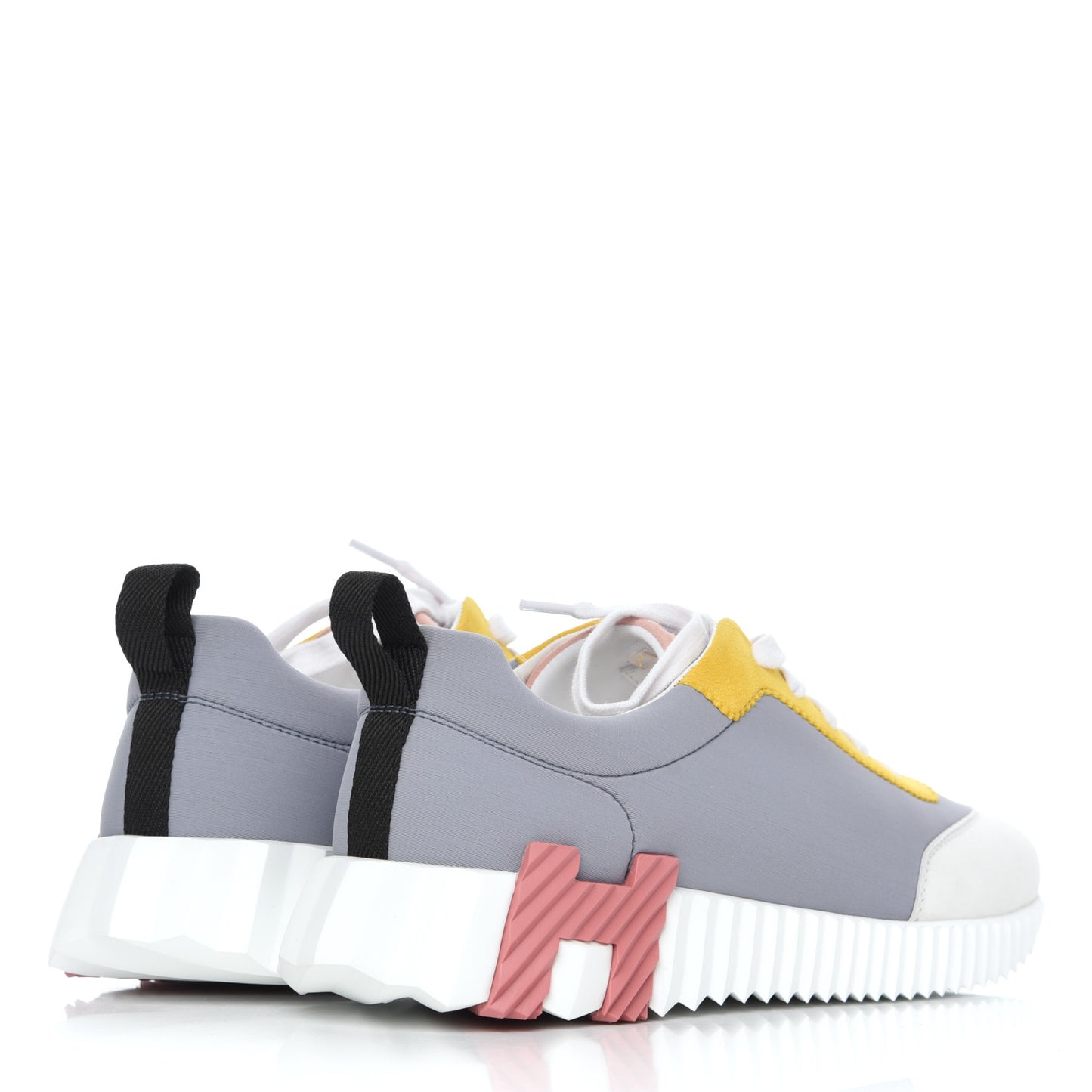 Technical Canvas Suede Goatskin Bouncing Sneakers 37.5