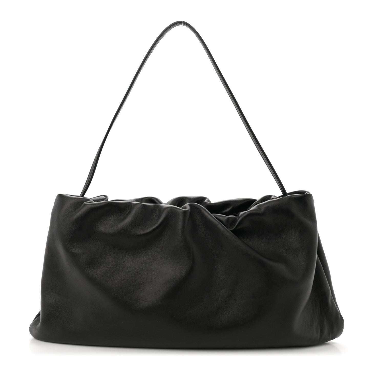 Goatskin XL Bourse Bag Black