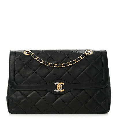 Chanel Lambskin Quilted Small Double Flap Black 1 of 13
