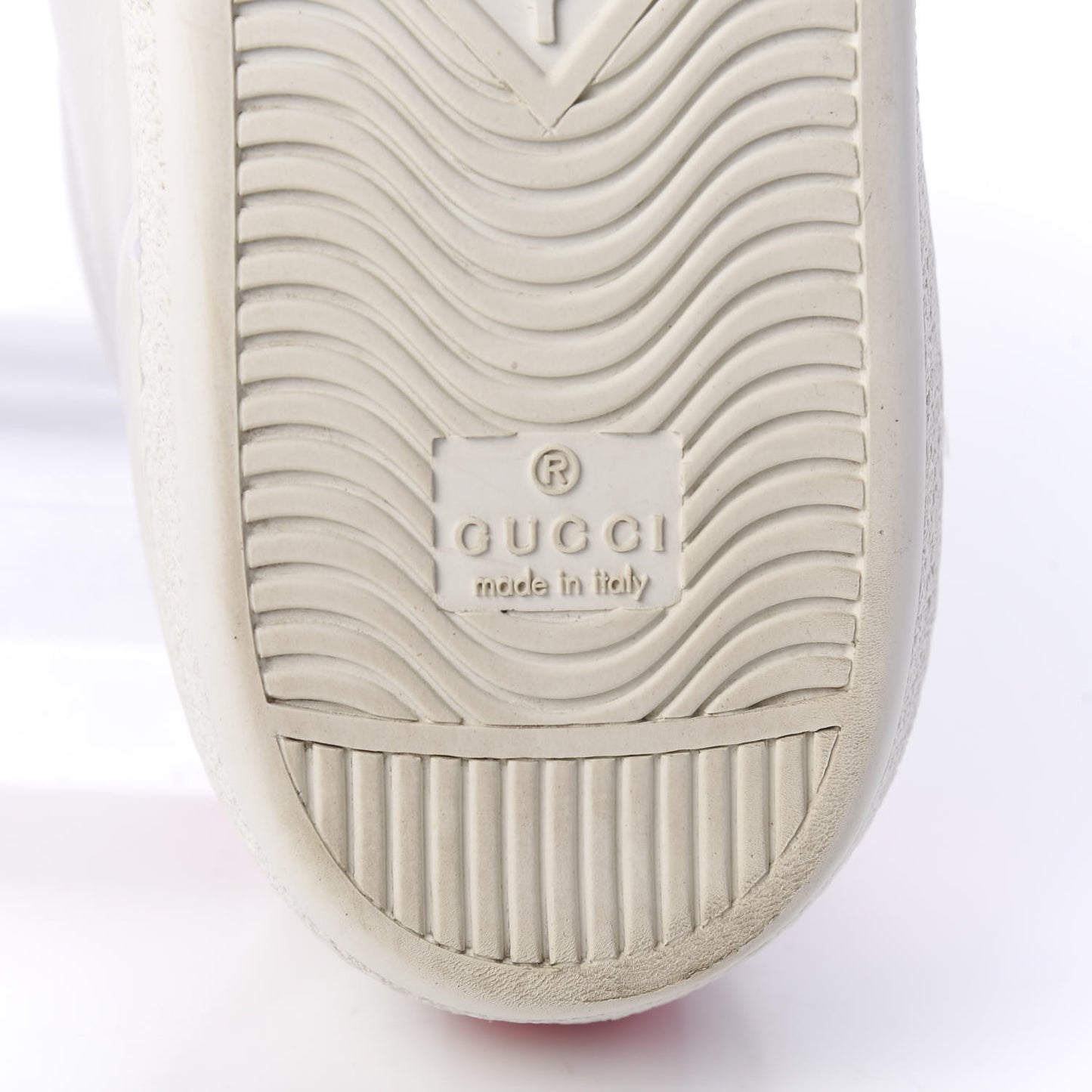 Calfskin Ayers Bee Embroidered Womens Ace Sneakers 41 White Green