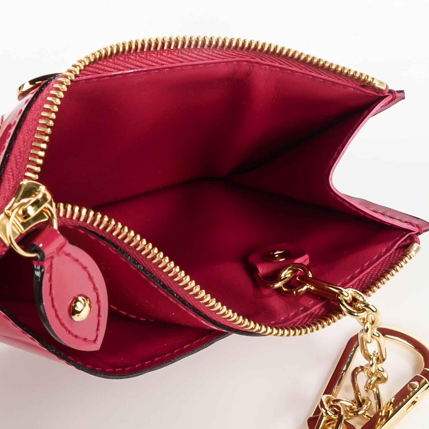 Vernis Key Pouch Rose Indien