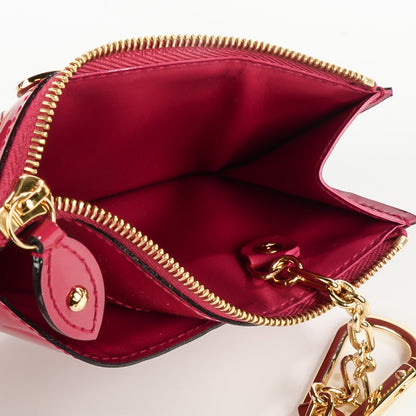 Louis Vuitton Vernis Key Pouch Rose Indien 8 of 8