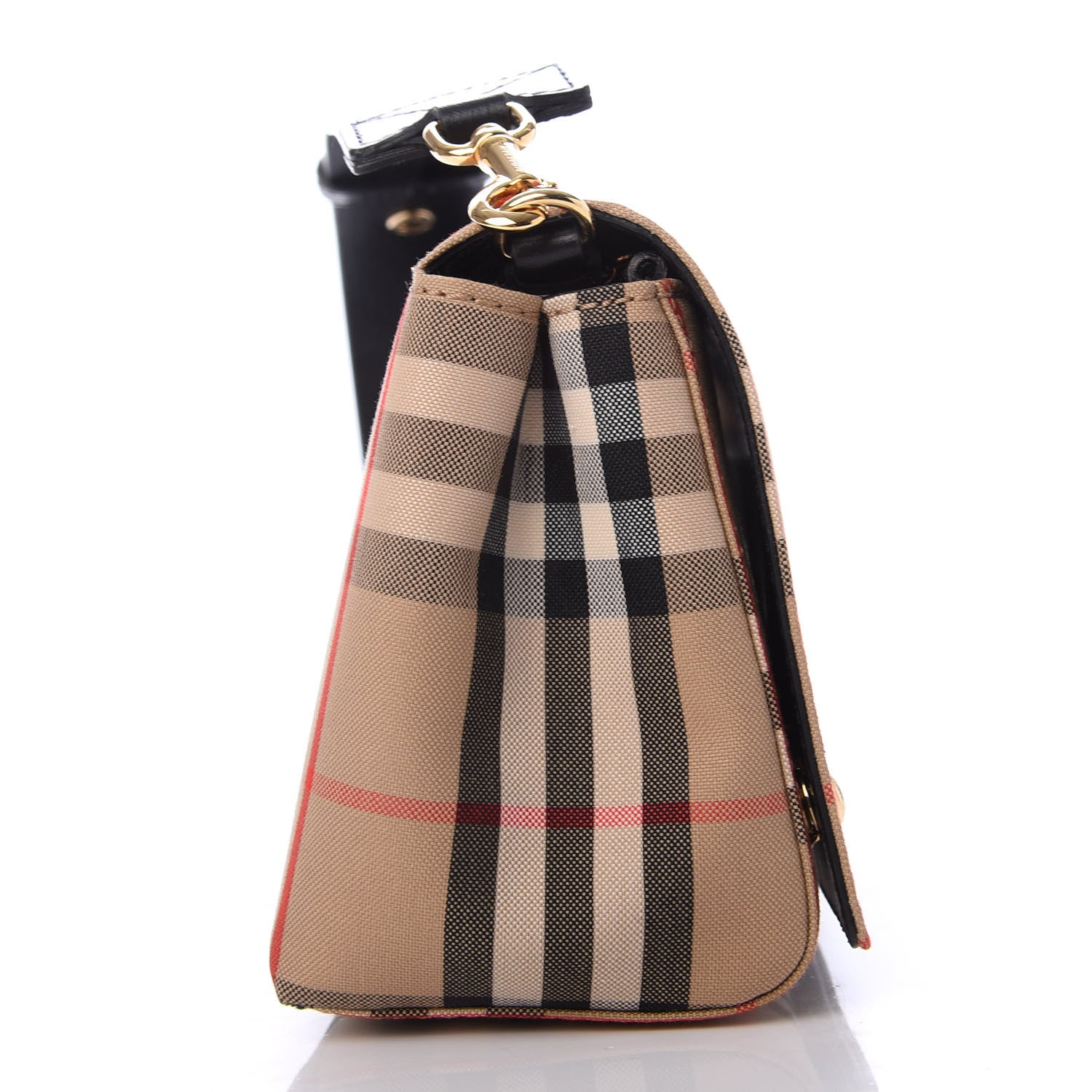 Burberry Vintage Check Hackberry Crossbody Bag Archive Beige Black 9 of 10