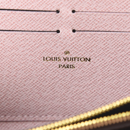 Louis Vuitton Monogram Clemence Wallet Rose Ballerine 5 of 7