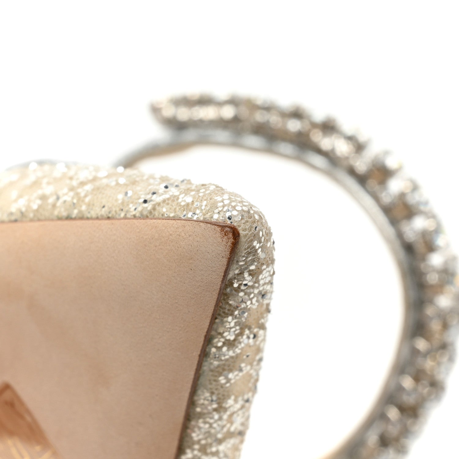 Jimmy Choo Lace Crystal Bing 100 Pumps 35 Ivory 10 of 10