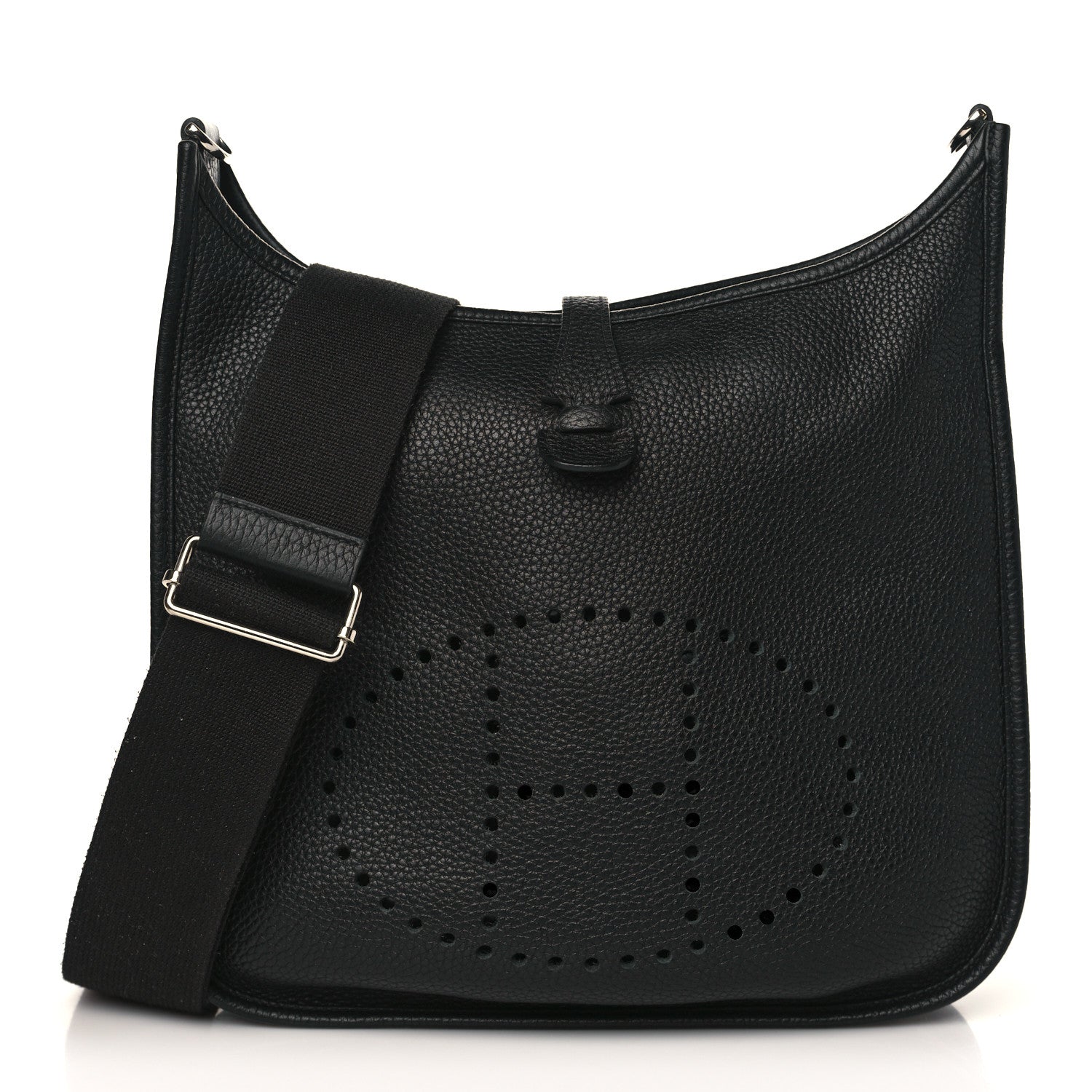 Hermes Taurillon Clemence Evelyne III PM Black 1 of 9