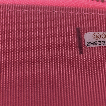 Chanel Caviar Quilted Small Vanity Case With Chain Pink 6 of 10