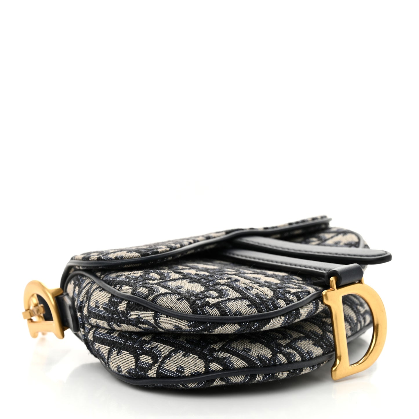 Oblique Mini Saddle Bag Blue