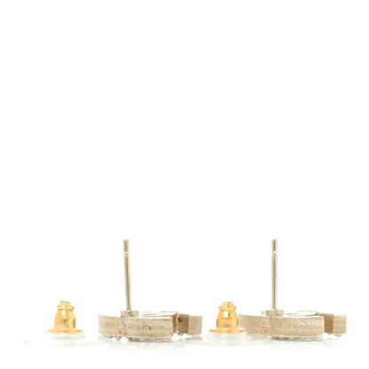 Chanel Pearl CC Earrings Gold 3 of 4