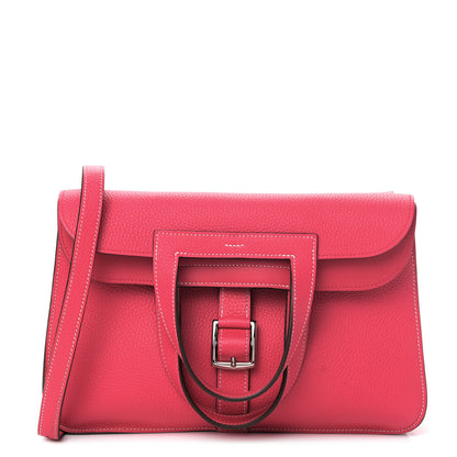 Hermes Taurillon Clemence Halzan 31 Rose Extreme 1 of 4