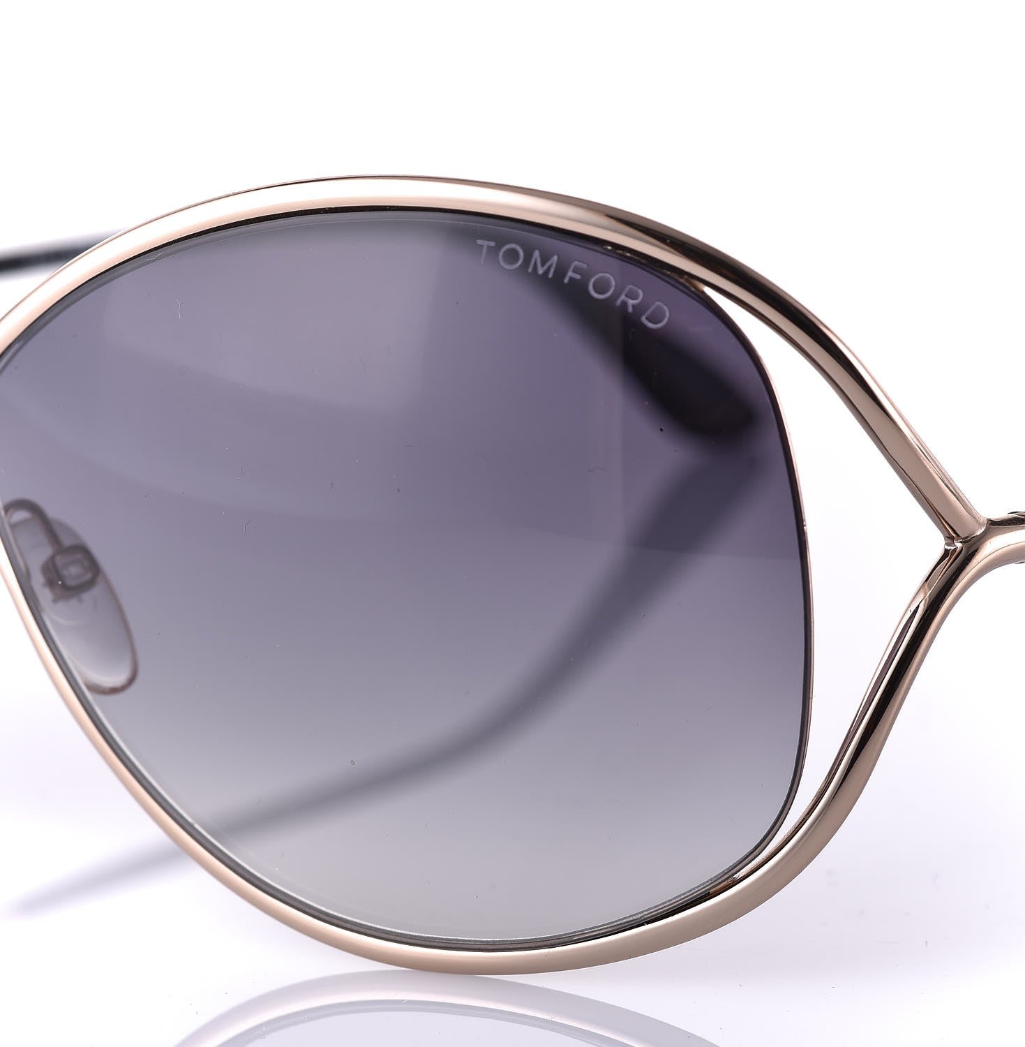 Tom Ford Miranda Crossover Sunglasses TF130 Black Rose Gold 7 of 8