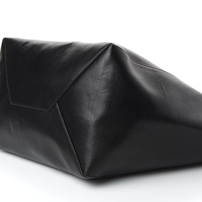 Celine Calfskin Clasp Horizontal Cabas Black 7 of 9