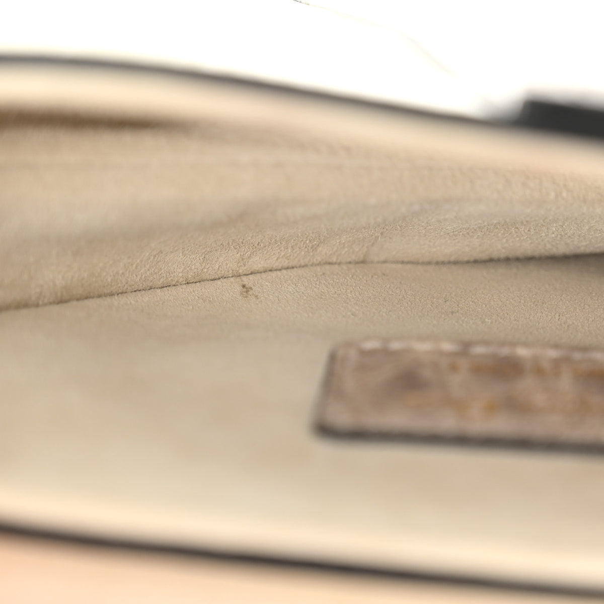 Niloticus Crocodile Himalaya Mini Saddle Bag Latte