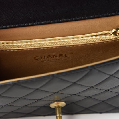 Chanel Lambskin Quilted Small Chic Pearls Flap Black 8 of 11