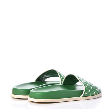Valentino Garavani Nappa Free Rockstud Spike Pool Slide Sandals 39 Peppermint 4 of 11