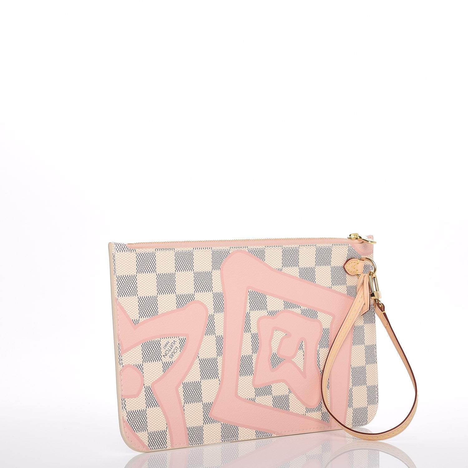 Louis Vuitton Damier Azur Tahitienne Neverfull MM GM Pochette 3 of 7