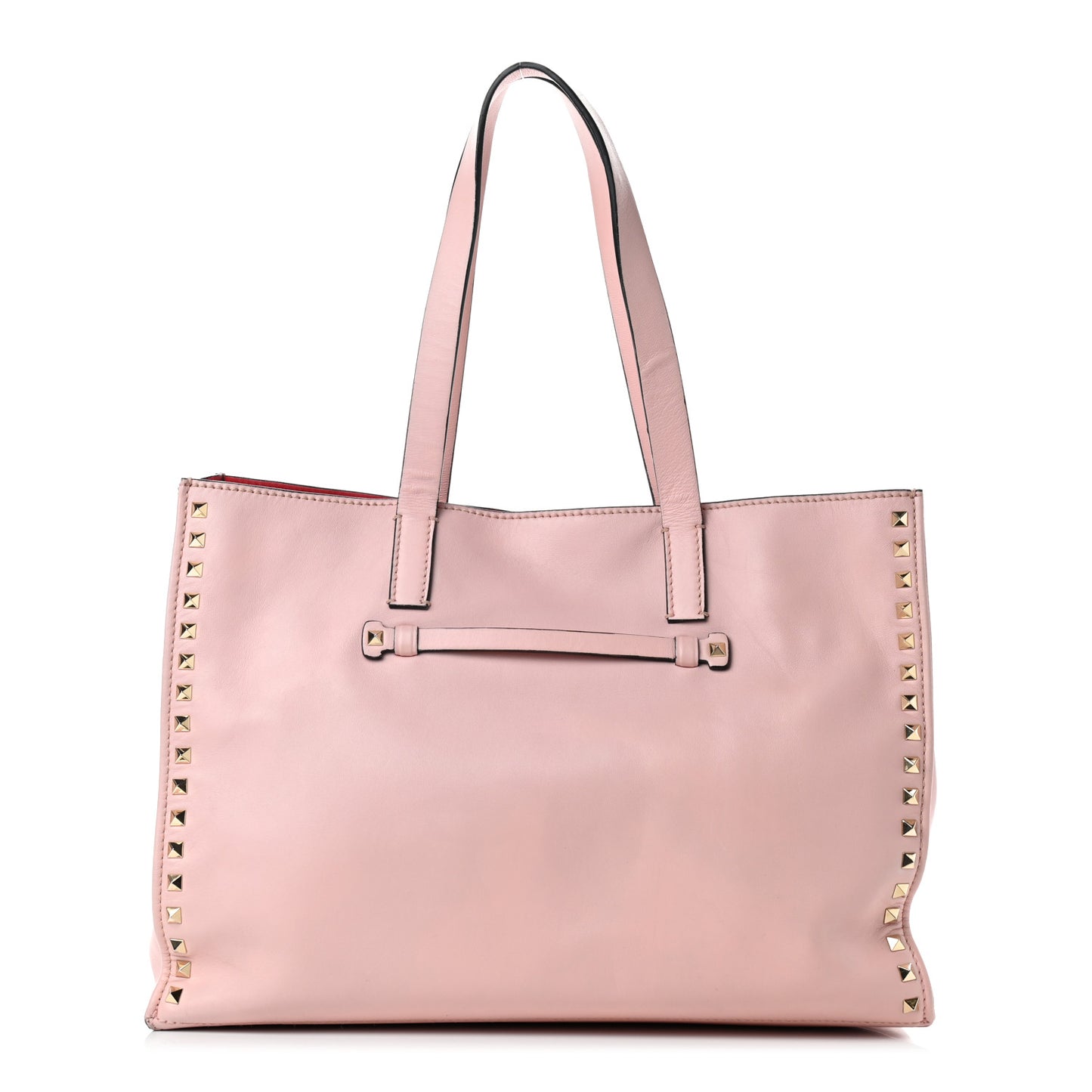 Nappa Medium Rockstud Soft Tote Rose