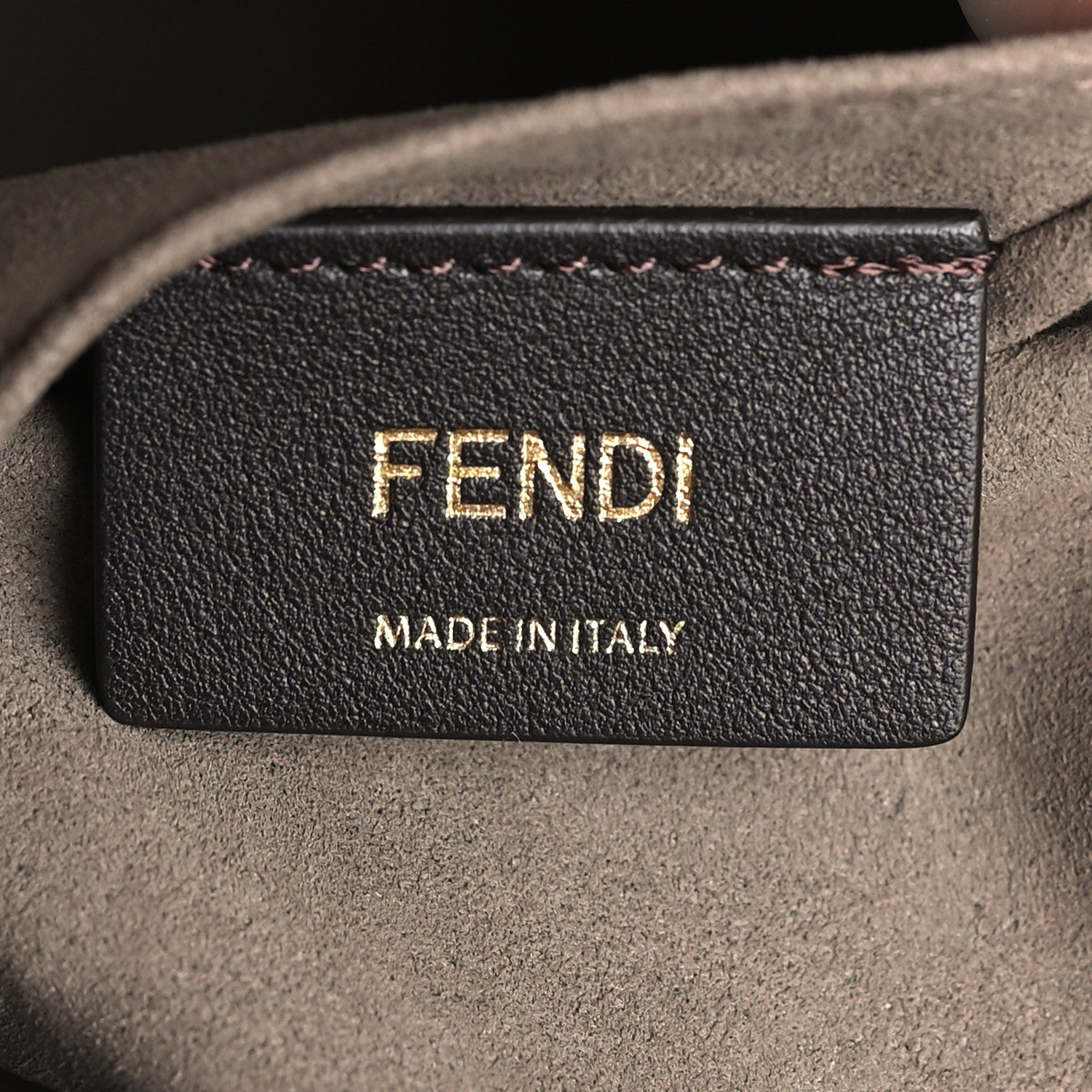 Fendi Vitello Grace Matte F is Fendi Grande Mon Tresor Bucket Bag Black 6 of 9