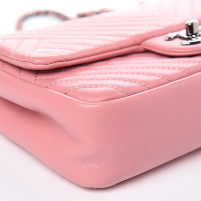 Chanel Lambskin Quilted Small CC Crossing Flap Pink 8 of 11