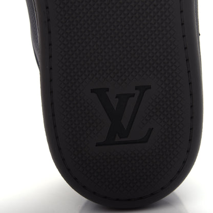 Louis Vuitton Calfskin Nylon Damier Offshore Sneakers 7 Black 9 of 11