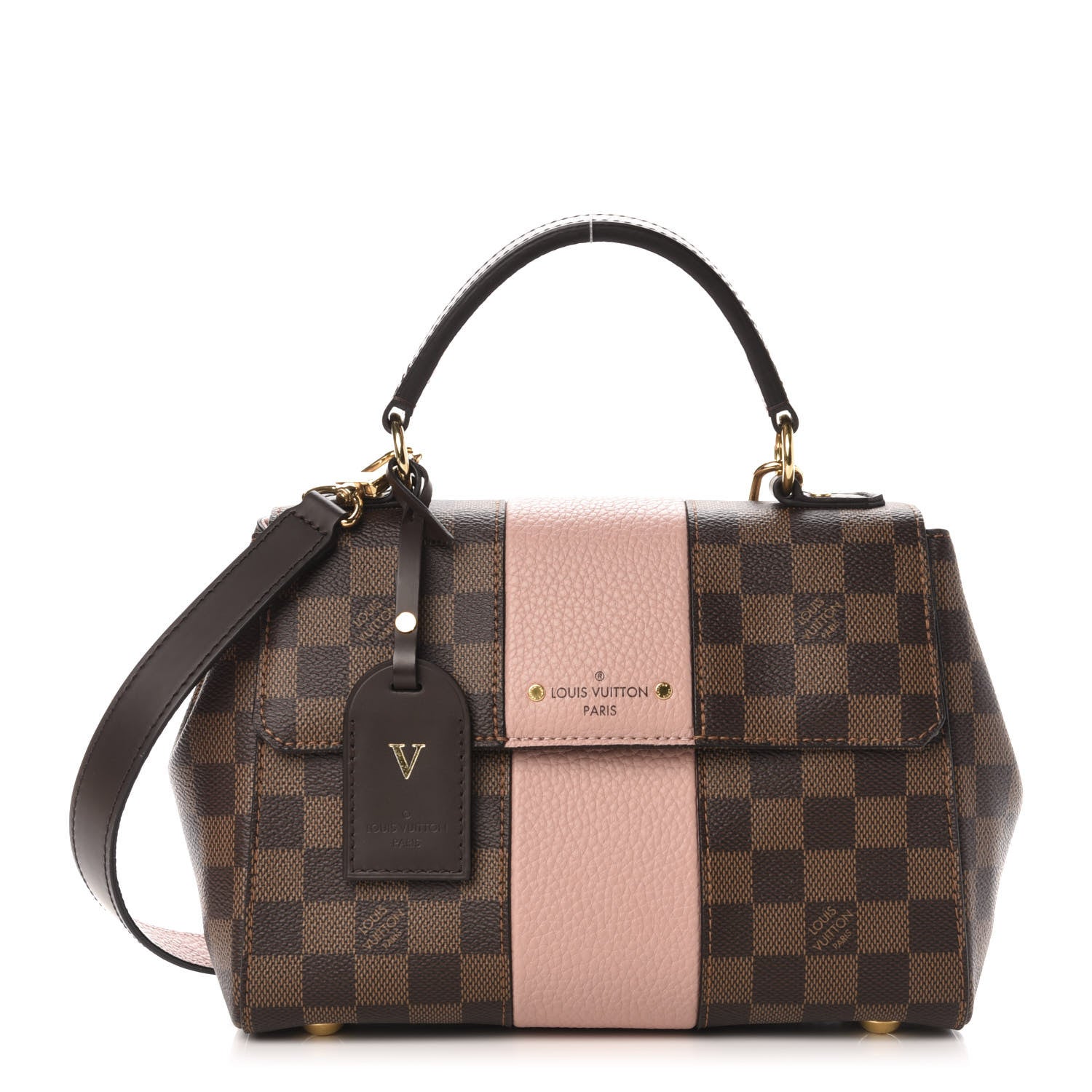 Louis Vuitton Damier Ebene Bond Street BB Magnolia 1 of 12