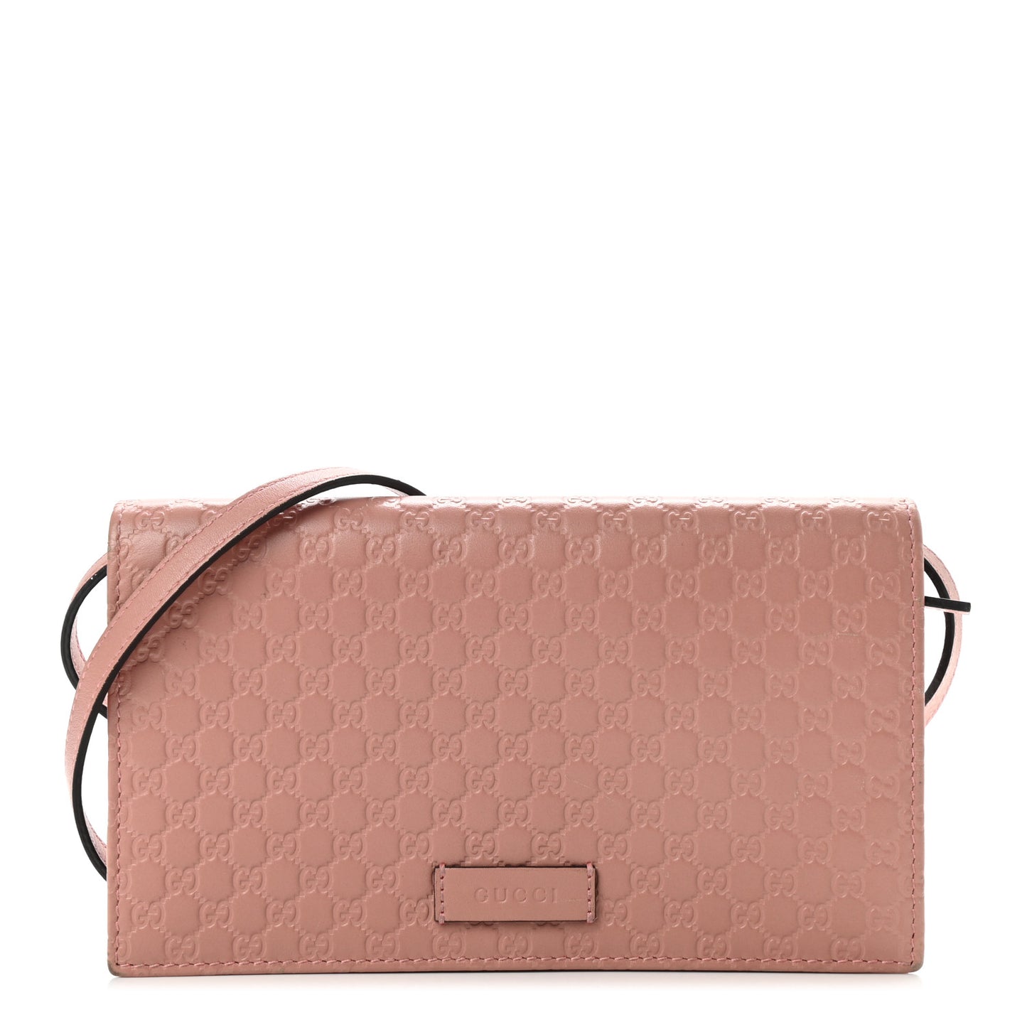 Microguccissima Crossbody Wallet Soft Pink