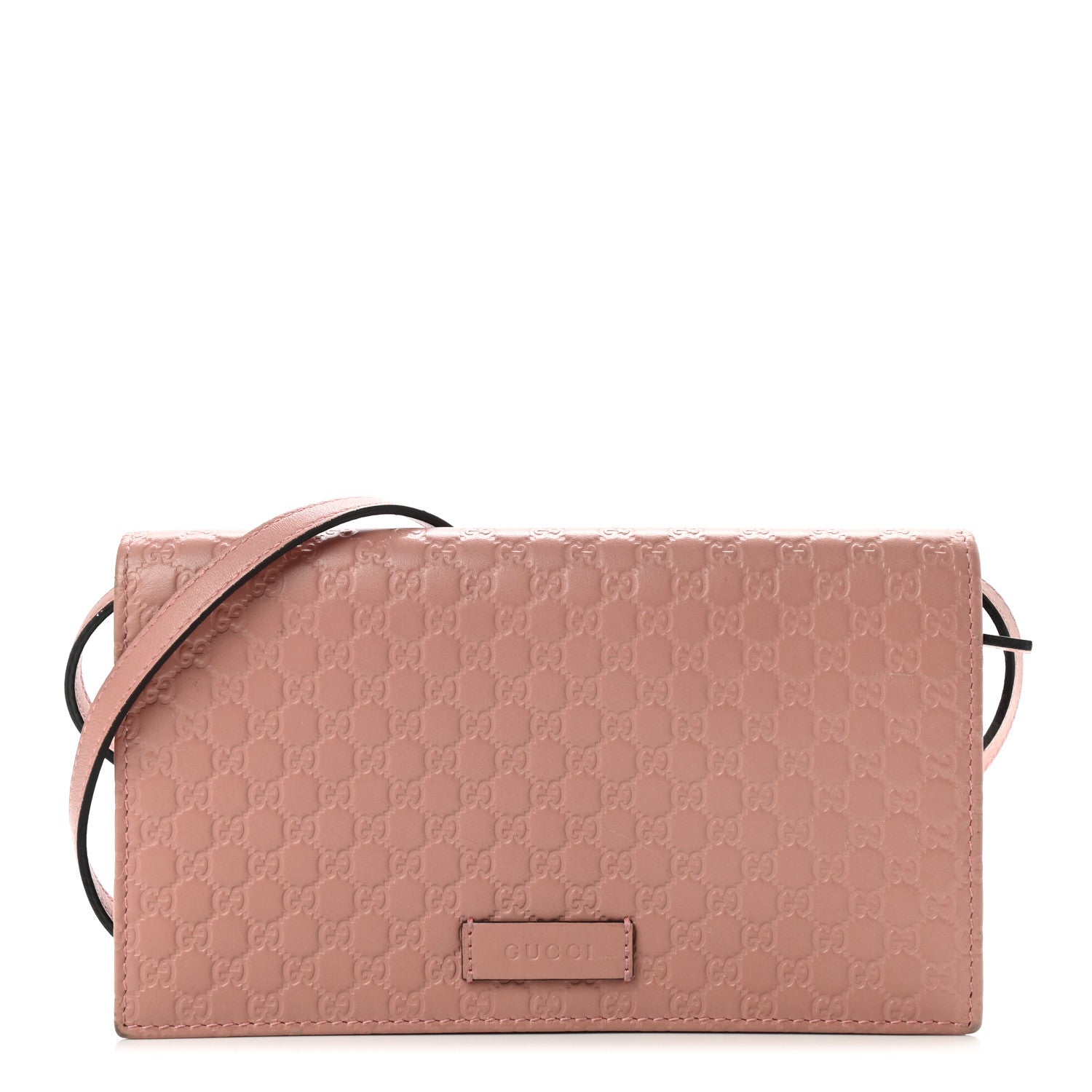 Gucci Microguccissima Crossbody Wallet Soft Pink 1 of 8