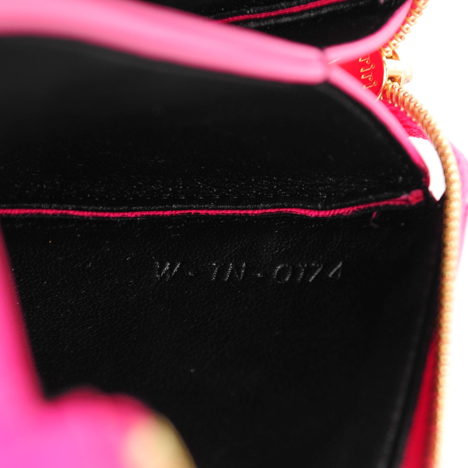 Celine Lambskin Solo Trio Cosmetic Pouch Fluo Fuchsia 9 of 9