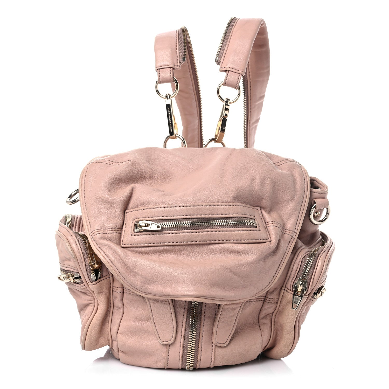 Alexander Wang Lambskin Mini Marti Backpack Pink Gold Hardware 1 of 23