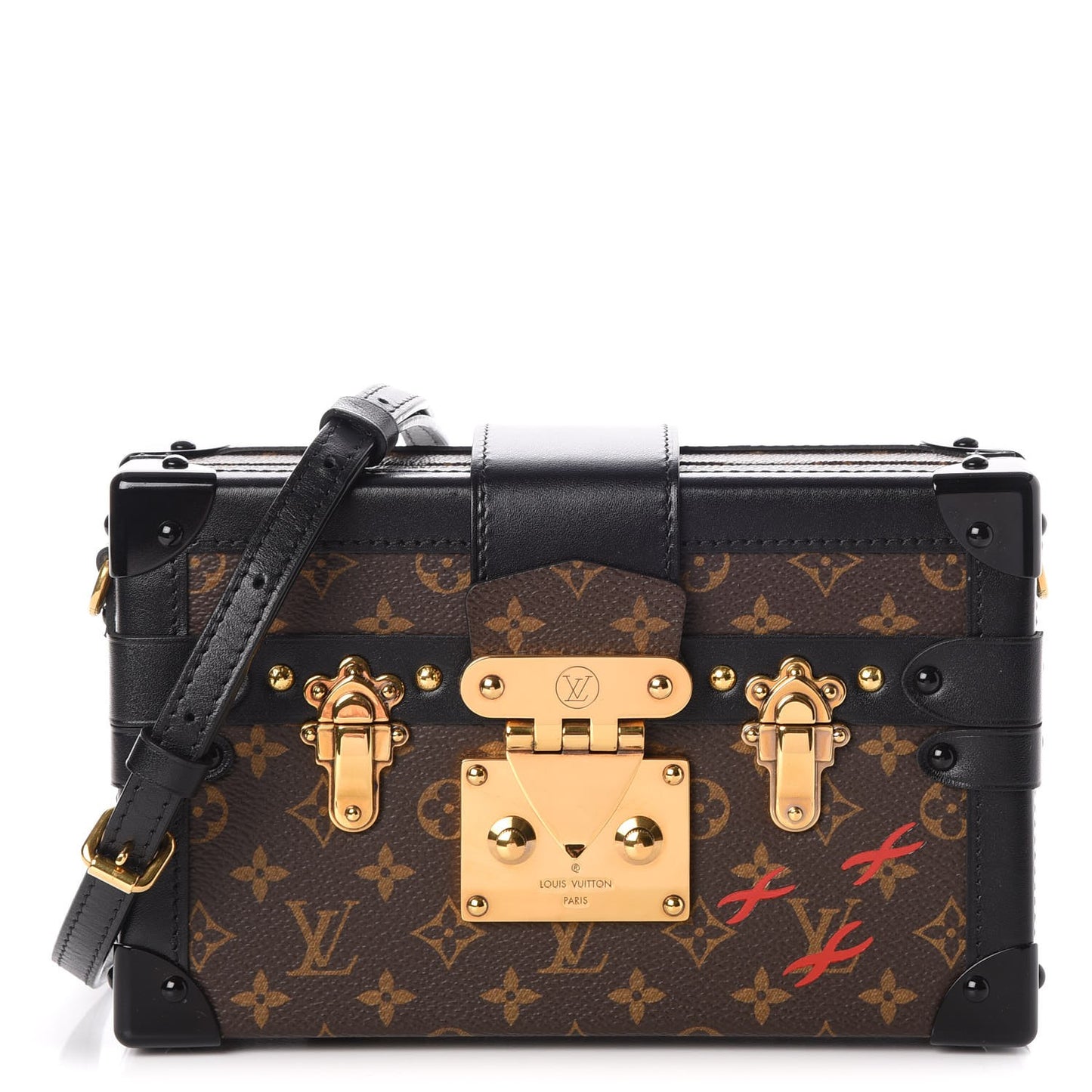 Monogram Petite Malle Black