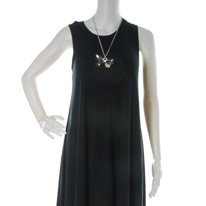 Chanel Baguette Crystal Pearl CC Bow Necklace Silver Black 2 of 3