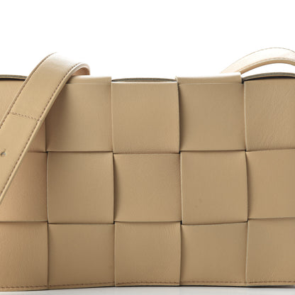 Bottega Veneta Lambskin Maxi Intrecciato Cassette Crossbody Bag Nude 9 of 9