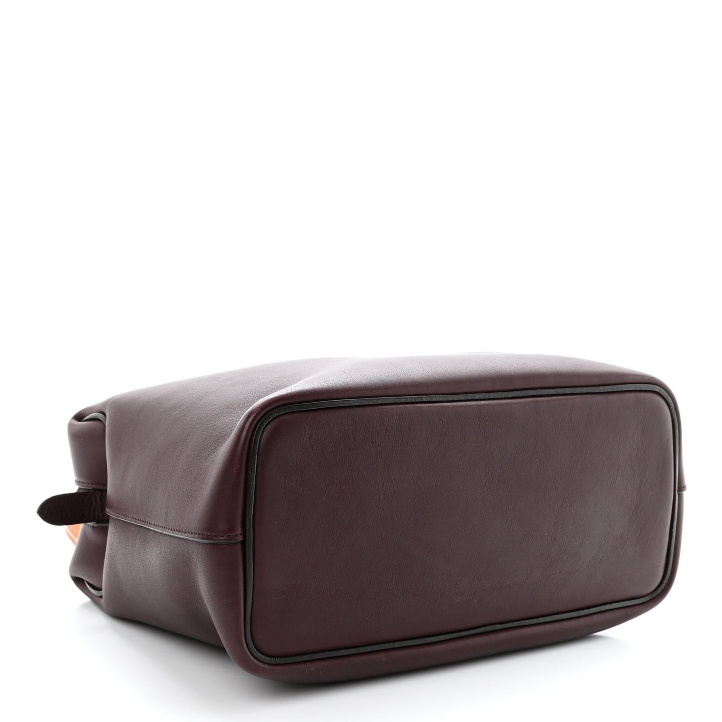 Lambskin Small Soft Cube Satchel Burgundy