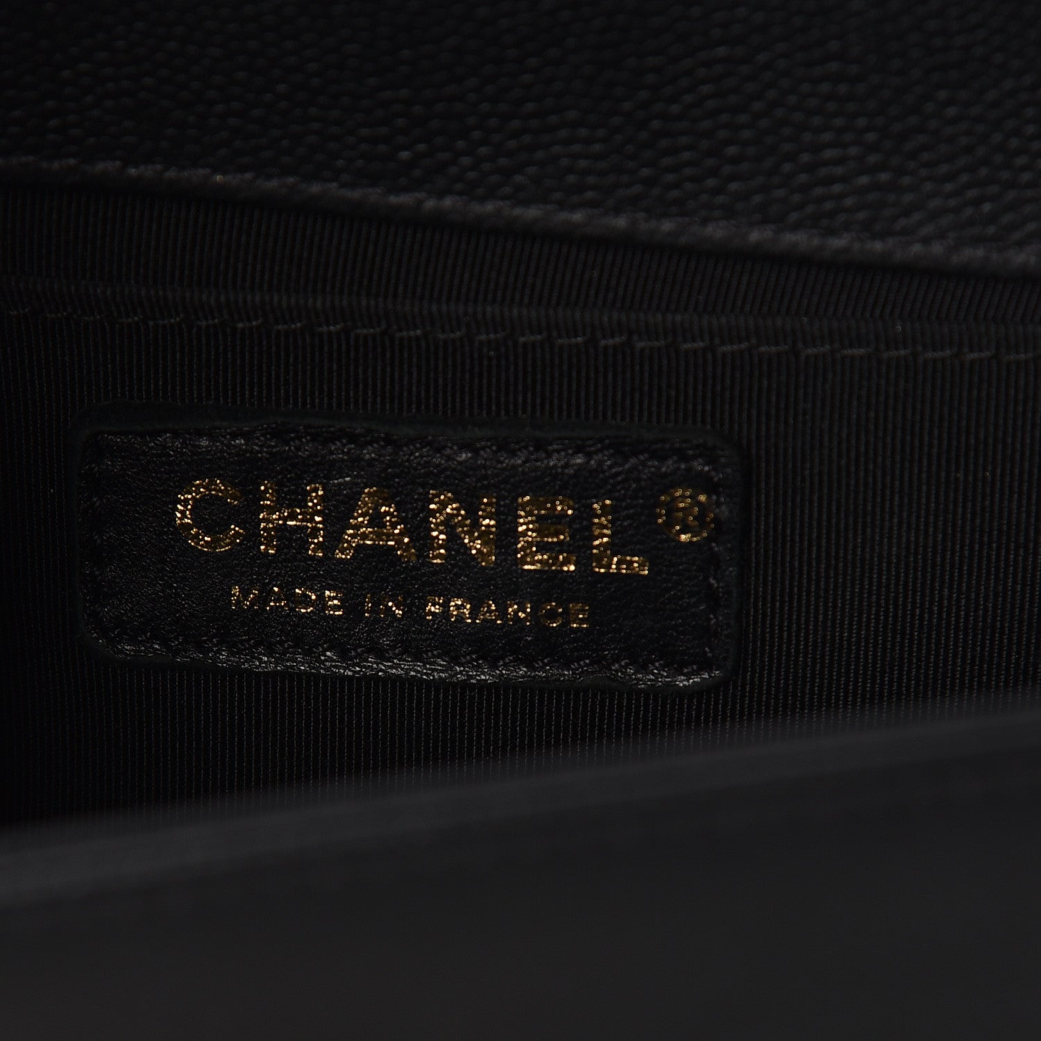 Chanel Caviar Quilted Medium Boy Flap Black 6 of 10