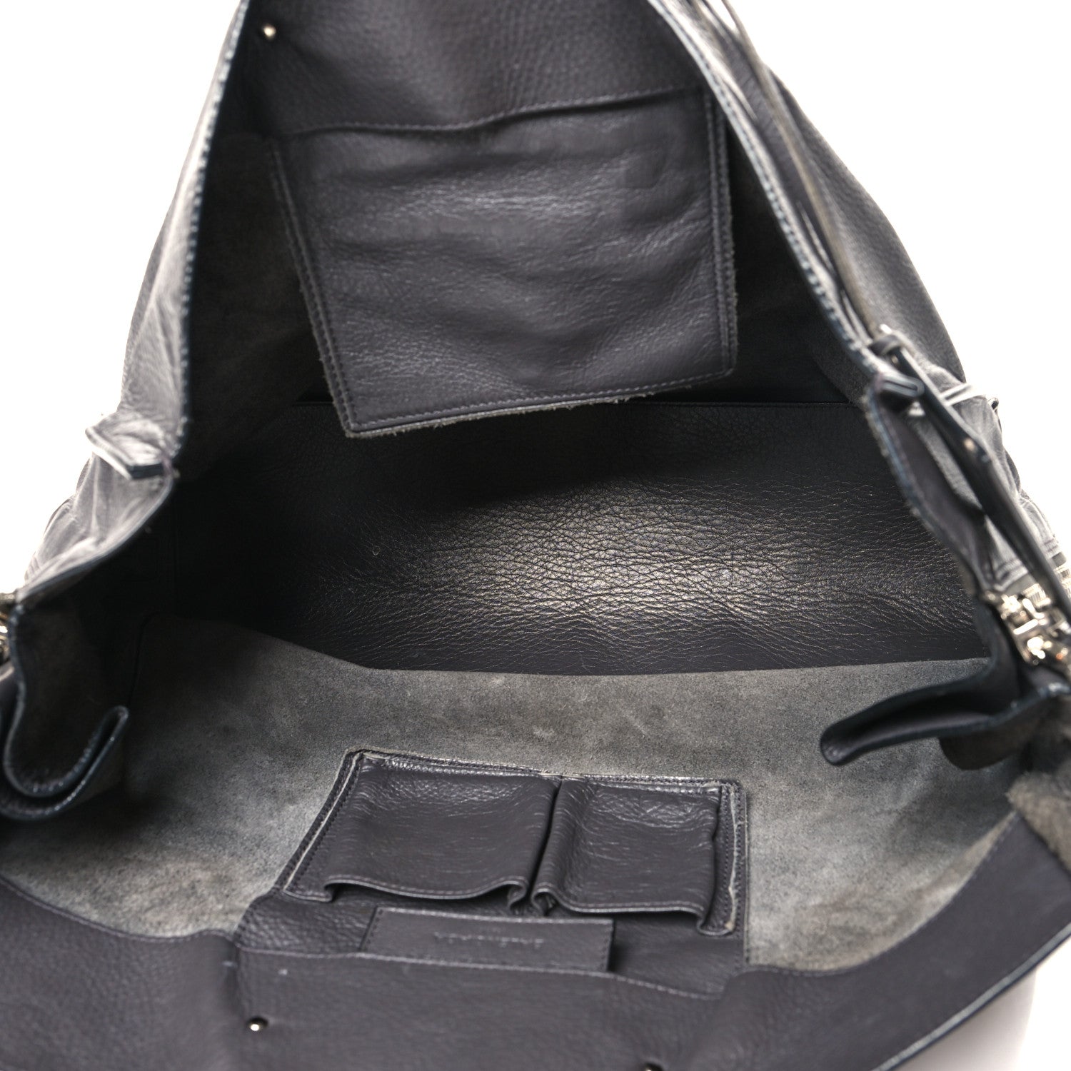 Balenciaga Veau Papier A4 Zip Around Tote Gris Fossile 5 of 15