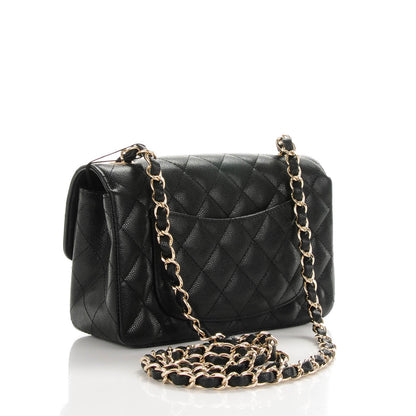 Chanel Caviar Quilted Mini Rectangular Flap Black 3 of 7