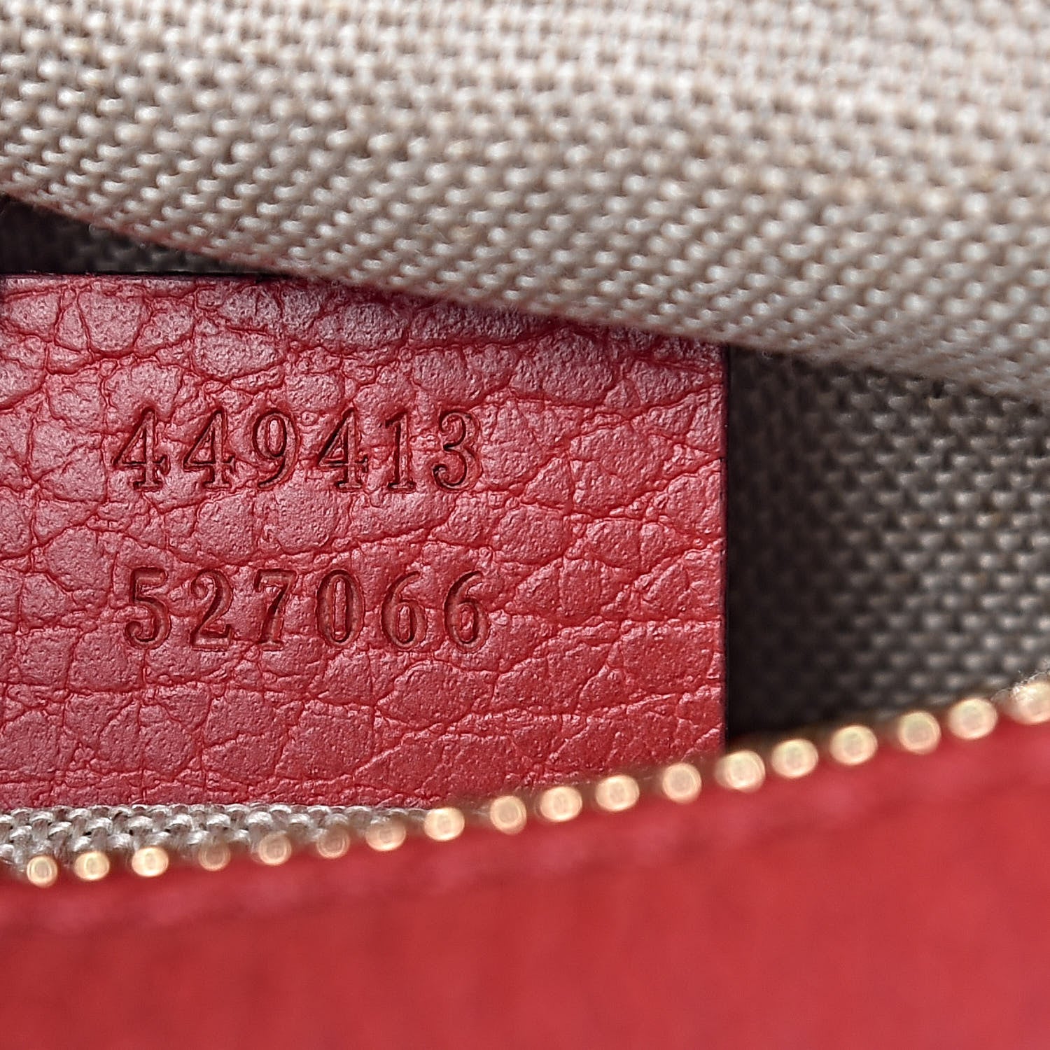 Gucci Monogram Mini Bree Messenger Bag Red 7 of 10