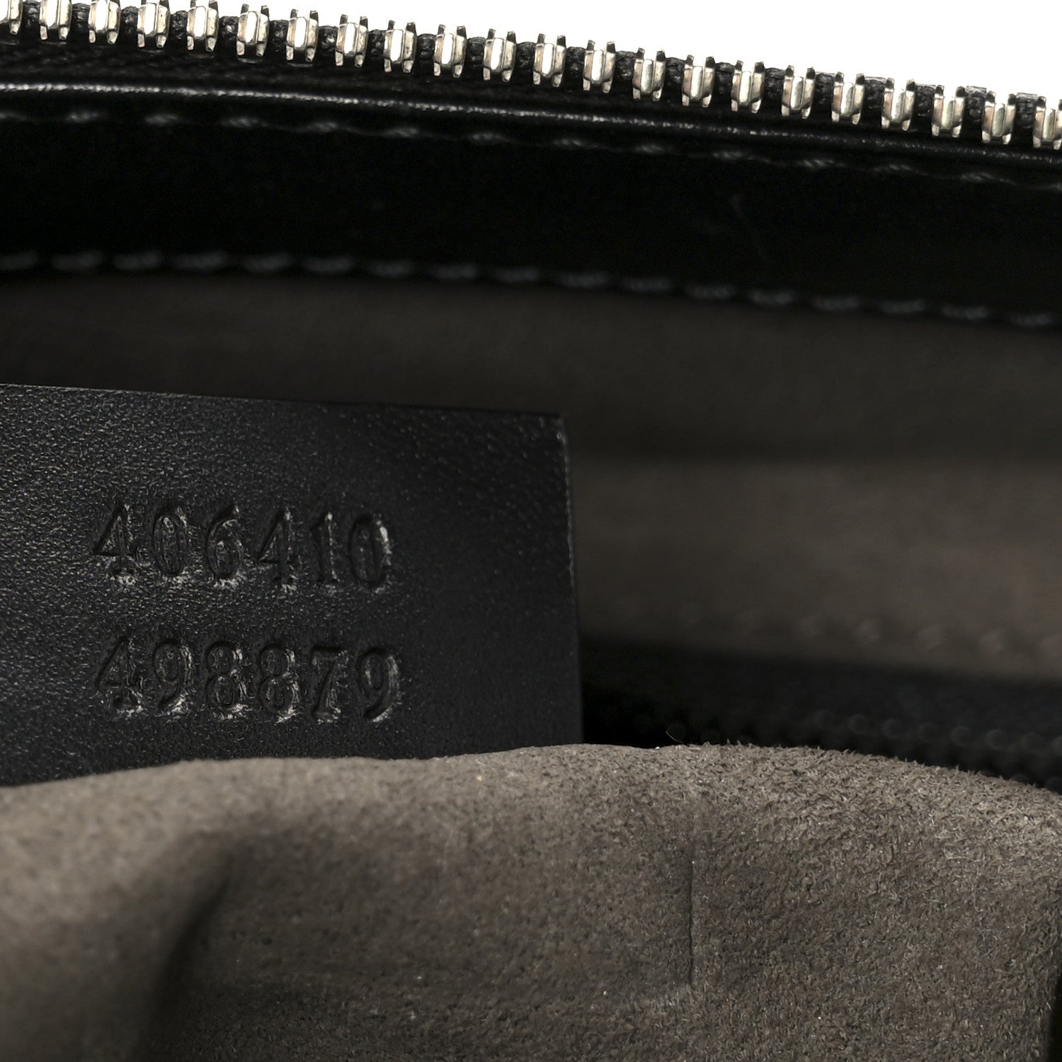 Gucci Guccissima Signature Small Messenger Bag Black 7 of 11