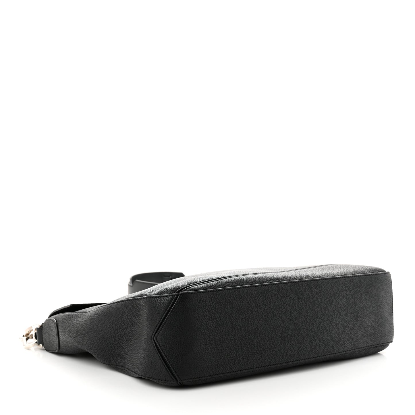 Calfskin Puzzle Messenger Bag Black