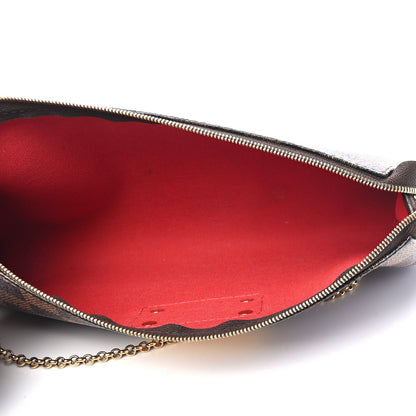 Louis Vuitton Damier Ebene Eva Clutch 5 of 10