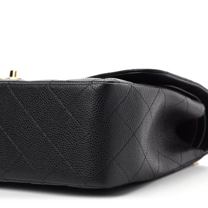 Chanel Caviar Quilted Jumbo Double Flap Black 8 of 12