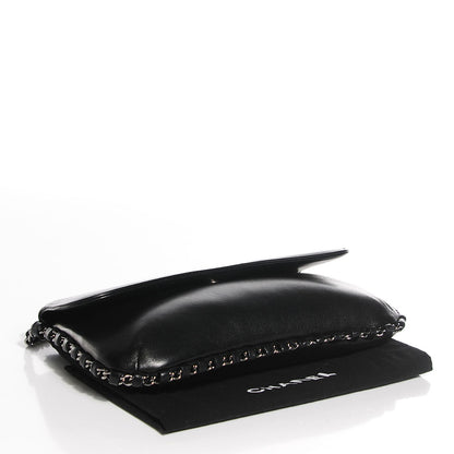 Chanel Lambskin Chain Flap Black 11 of 14