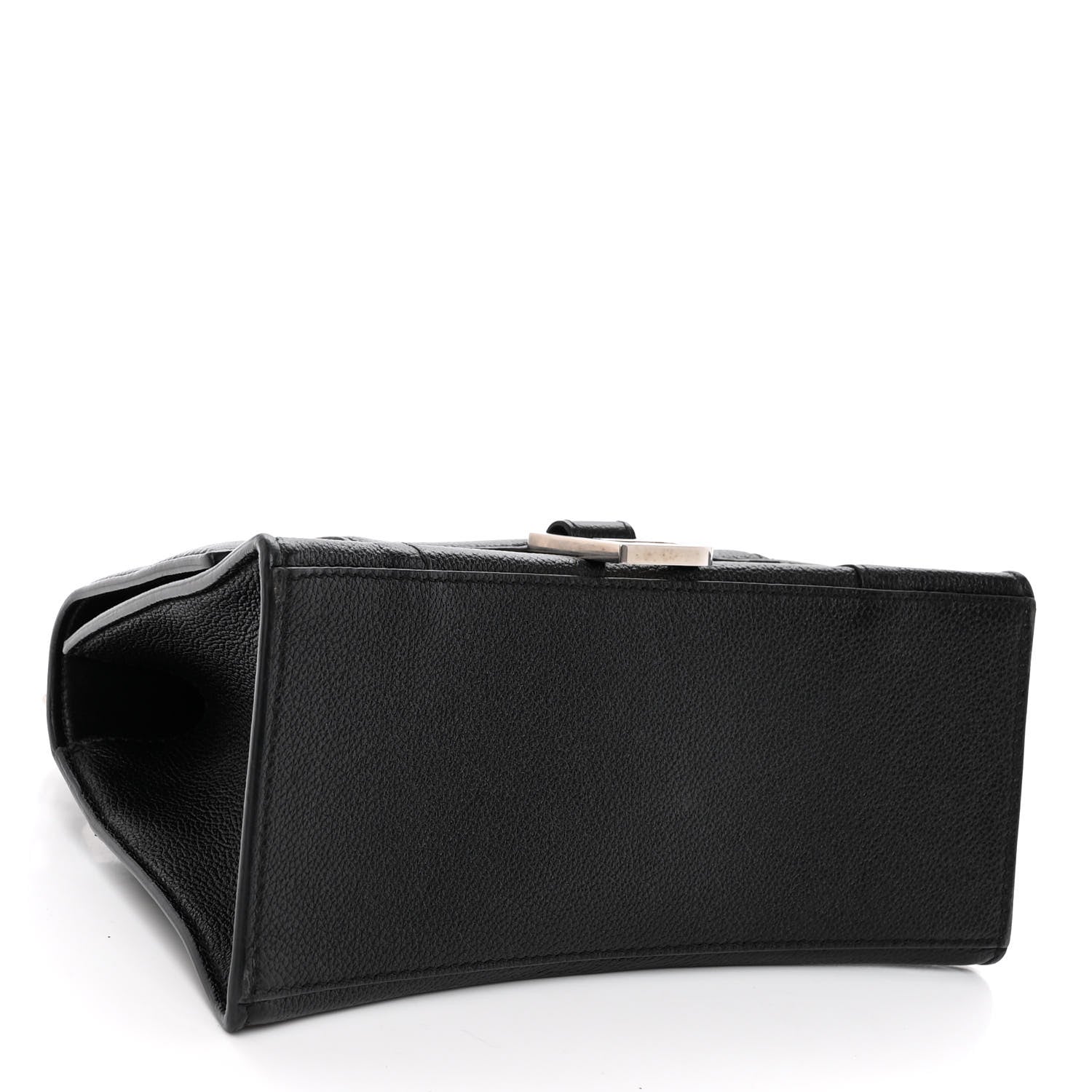 Balenciaga Grained Calfskin Small Hourglass Top Handle Bag Black 4 of 9