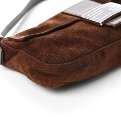 Fendi Suede Baguette Brown 8 of 9