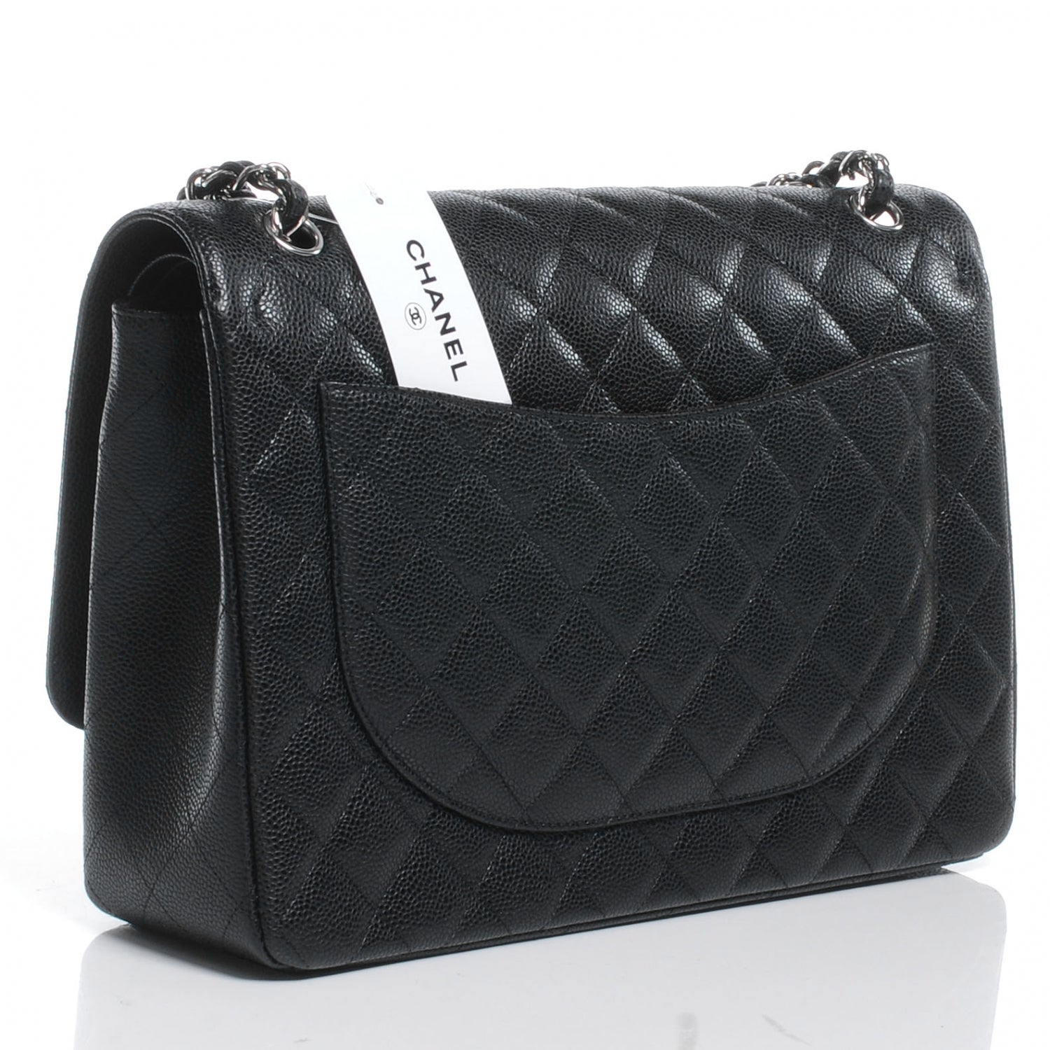 Chanel Caviar Quilted Maxi Double Flap Black 3 of 7