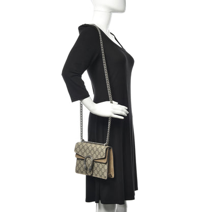 Gucci GG Supreme Monogram Mini Dionysus Shoulder Bag Taupe 2 of 13