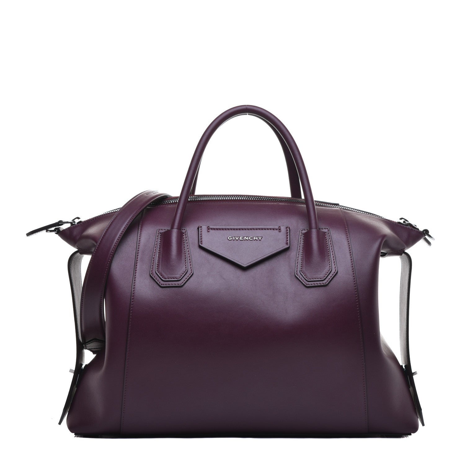 Givenchy Smooth Calfskin Medium Soft Antigona Aubergine 1 of 8
