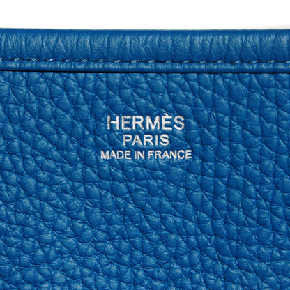 Hermes Taurillon Clemence Evelyne III GM Bleu Izmir 11 of 16
