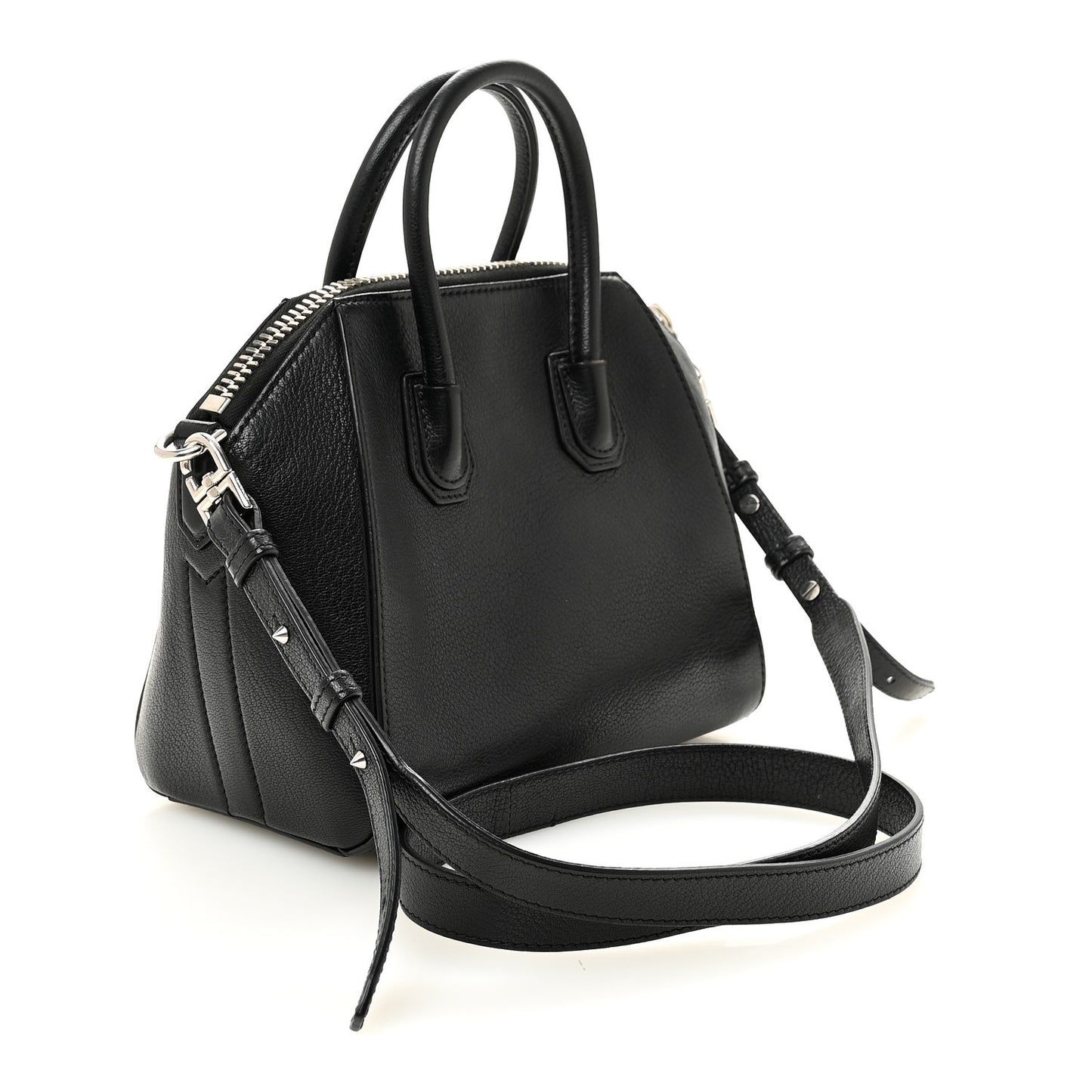 Sugar Goatskin Mini Antigona Black